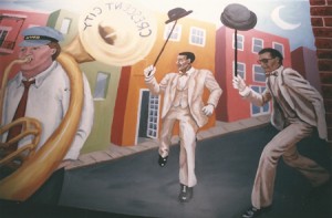 Crescent City Restaurant Mural by Ellen Hamilton
