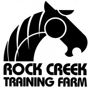 Rock Creek Logo. Ink drawing of a horse head.
