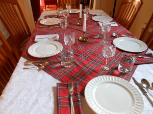 Photo: Burns Night Table Setting