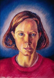 Pastel Self-Portrait: Ellen, 1992